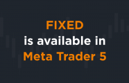 The “FIXED” account type is available in Meta Trader 5